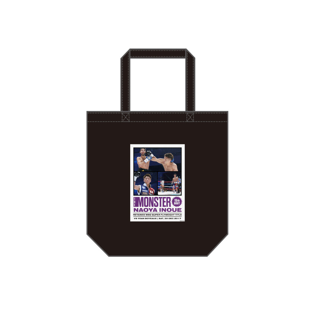 井上尚弥 エキサイトマッチ 限定 モンスター MONSTER トートバック 黒 TOTE BAG【DEPARTURE/15thBOUT】 – MONSTER_NaoyaInoue_OfficialStore