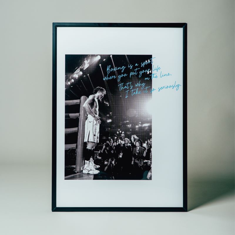 EC限定販売】FRAMED POSTER [NAGOYA/PHRASE/BOXING]＜受付期間