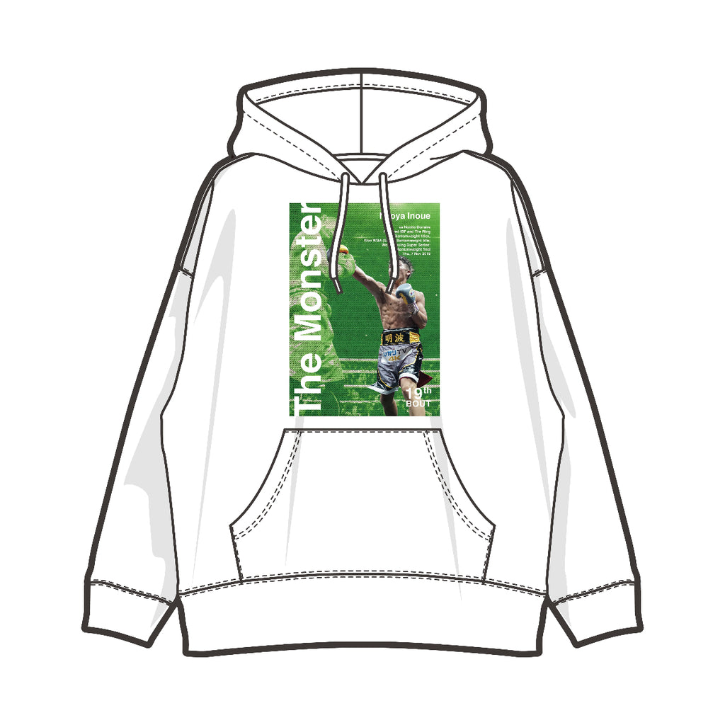 井上尚弥 HOODED SWEATSHIRT 19thBOUT HOODED SWEATSHIRT【DEPARTURE/19thBOUT
