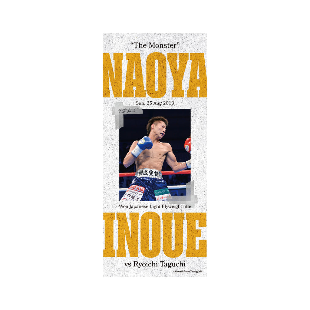 井上尚弥　FACE TOWEL【DOME/BATTLE OF TOKYO】 FACE TOWEL【DEPARTURE/4thBOUT】 – MONSTER_NaoyaInoue_OfficialStore