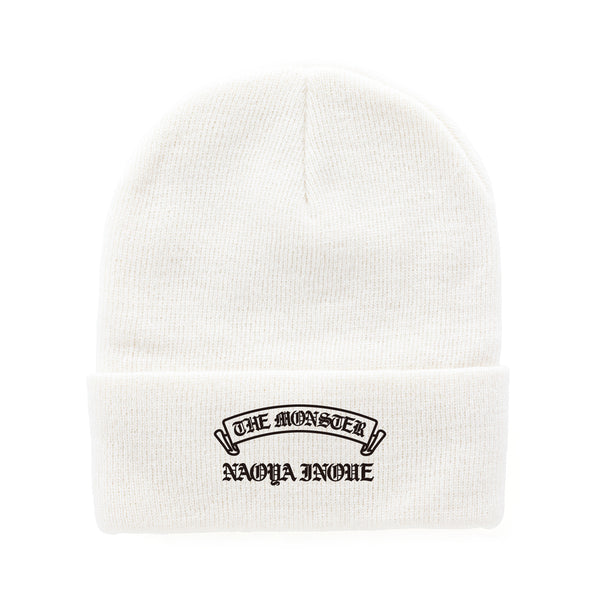 新品❣️Rosy Monster アイボリー ニット帽 BEANIE [TEXT] – MONSTER_NaoyaInoue_OfficialStore