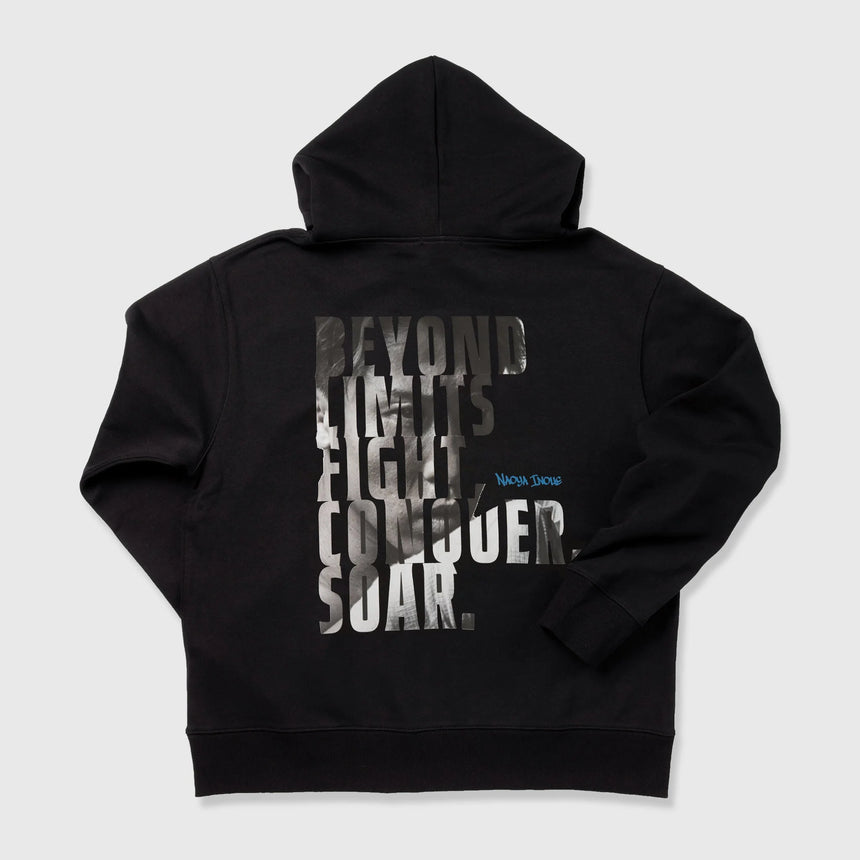 HOODED SWEATSHIRT [Beyond Limits Fight, Conquer, Soar HOODED SWEATSHIRT [Beyond Limits Fight, Conquer, Soar